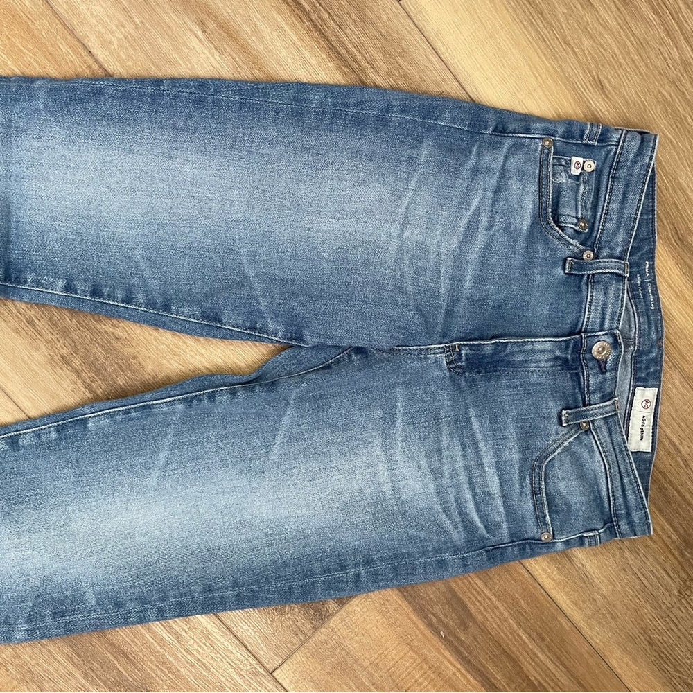 Aged Denim Women's Blue Straight Leg Jeans